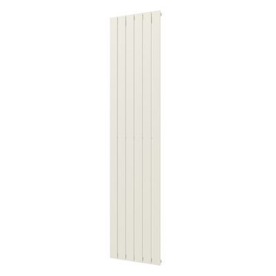 Designradiator Plieger Cavallino Retto Enkel 999 Watt Middenaansluiting 200×45 cm Wit Structuur