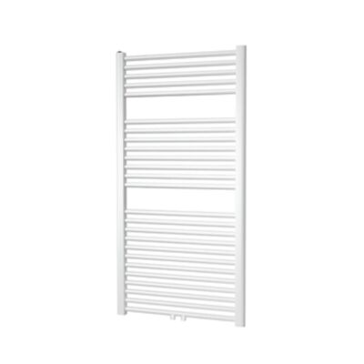 Designradiator Plieger Palmyra 580 Watt Midden- of Zijaansluiting 117,5×50 cm Pearl Grey