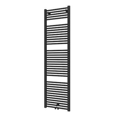 Designradiator Plieger Palmyra 868 Watt Midden- of Zijaansluiting 177,5×50 cm Black Graphite