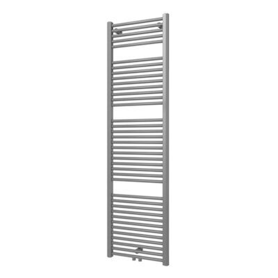 Designradiator Plieger Palmyra 868 Watt Midden- of Zijaansluiting 177,5×50 cm Zilver Metallic