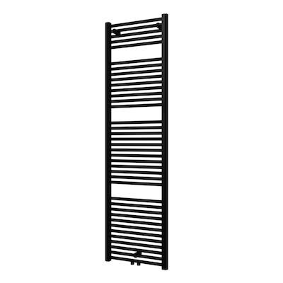 Designradiator Plieger Palmyra 868 Watt Midden- of Zijaansluiting 177,5×50 cm Zwart