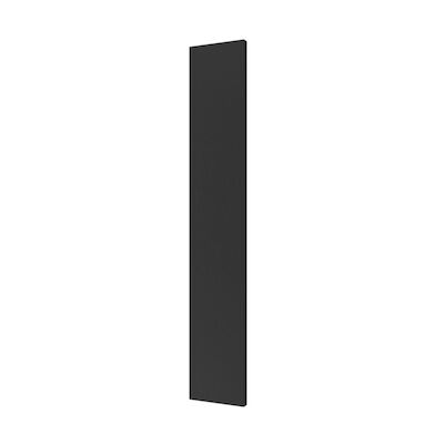 Designradiator Plieger Perugia 535 Watt Middenaansluiting 180,6×30,4 cm Black Graphite
