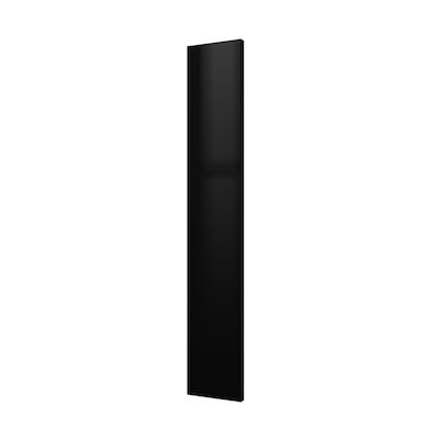 Designradiator Plieger Perugia 535 Watt Middenaansluiting 180,6×30,4 cm Zwart