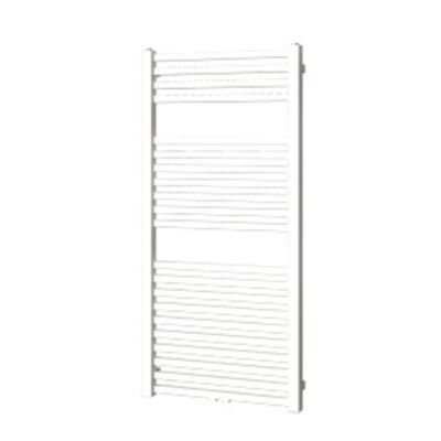 Designradiator Plieger Roma M 125,5 x 60 cm 700 Watt Middenaansluiting Zilver Metallic