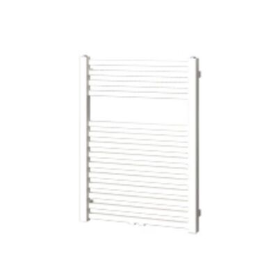 Designradiator Plieger Roma M 80,5 x 60 cm 458 Watt Middenaansluiting Zilver Metallic