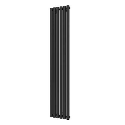 Designradiator Plieger Trento 814 Watt Middenaansluiting 180×35 cm Black Graphite