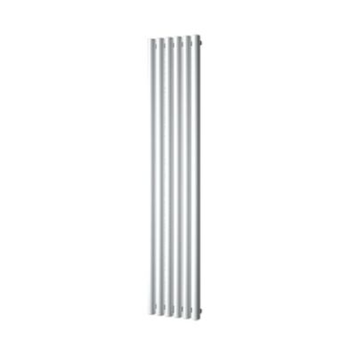 Designradiator Plieger Trento 814 Watt Middenaansluiting 180×35 cm Wit Structuur