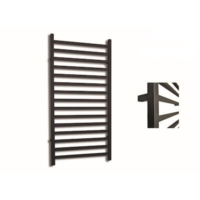 Designradiator Sanicare Qubic 1264 126×60 cm Mat Zwart