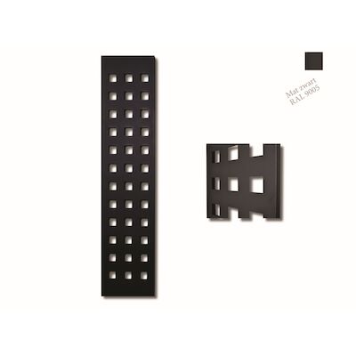 Designradiator Sanicare Square 1800 180×40 cm Mat Zwart