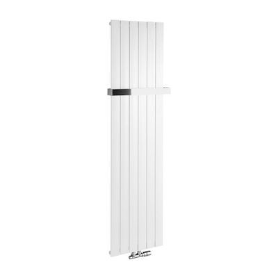 Designradiator Sapho Colonna Recht Middenaansluiting 45×180 cm 910W Wit