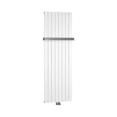 Designradiator Sapho Colonna Recht Middenaansluiting 60.2×180 cm 1205W Wit