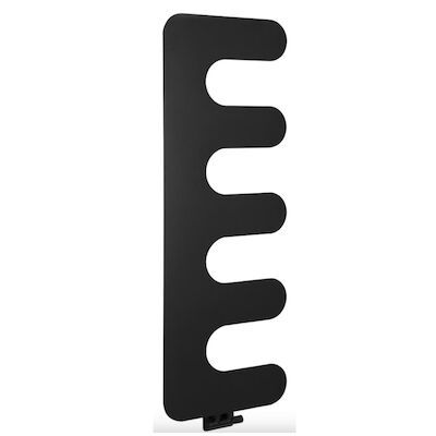 Designradiator Sapho Evolla 49×139 cm Mat Zwart