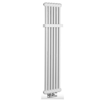 Designradiator Sapho Fede 150×30,6 cm Mat Wit