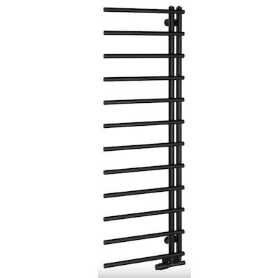 Designradiator Sapho Justina 50×151 cm 410W Mat Zwart
