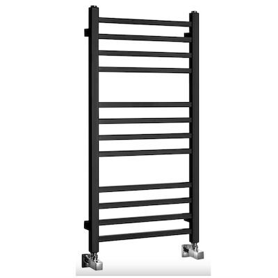 Designradiator Sapho Metro 45x89cm Mat Zwart