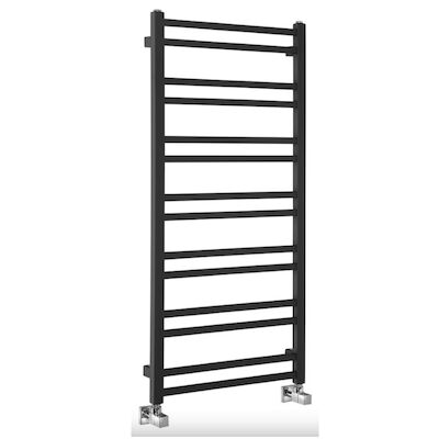 Designradiator Sapho Metro Dos 50×110 cm Mat Zwart