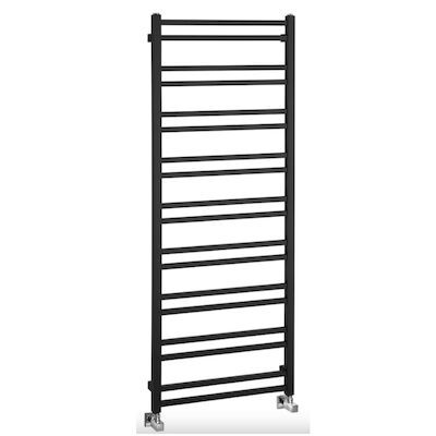 Designradiator Sapho Metro Dos 55×143 cm Mat Zwart
