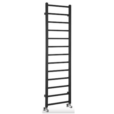Designradiator Sapho Metro Light 40×150 cm Mat Zwart