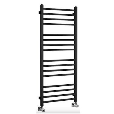 Designradiator Sapho Metro Recht 50×120 cm Mat Zwart