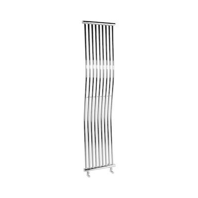 Designradiator Sapho Onda Gebogen 40x170cm 425W Chroom