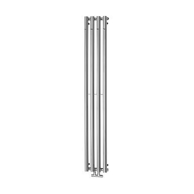 Designradiator Sapho Pilon Recht 27×180 cm 660W incl. 4 Haken Chroom