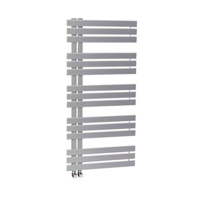 Designradiator Sapho Silvana Recht 50×123.6 cm 561W Zilver