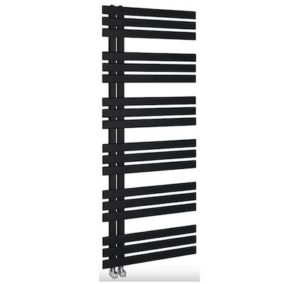 Designradiator Sapho Silvana Recht 60×150 cm 771W Mat Zwart