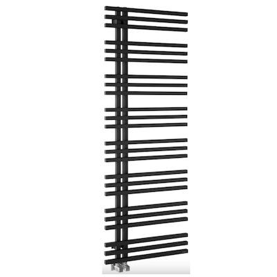 Designradiator Sapho Sophina 60×164,7 cm 833W Mat Zwart