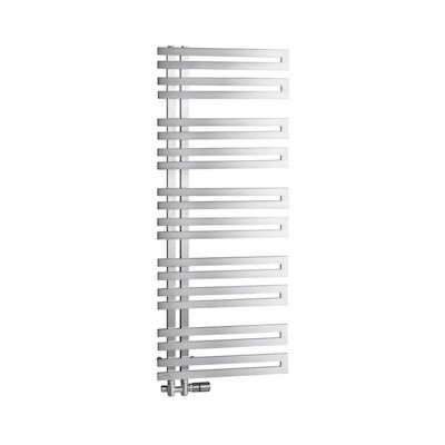 Designradiator Sapho Volga Recht 50×123.8 cm 311W Geborsteld RVS