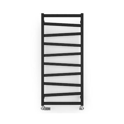 Designradiator Sapho Zig Recht 50×109.6 cm 406W Antraciet