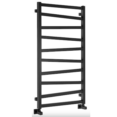 Designradiator Sapho Zig Recht 60×109.6 cm 497W Mat Zwart