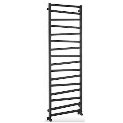 Designradiator Sapho Zig Recht 60×1810 cm 824W Mat Zwart