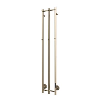 Designradiator TVS Design PLUS 3V EL 150×28 cm Geborsteld Goud