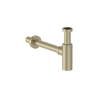 Designsifon MAY Geborsteld Mat Goud PVD
