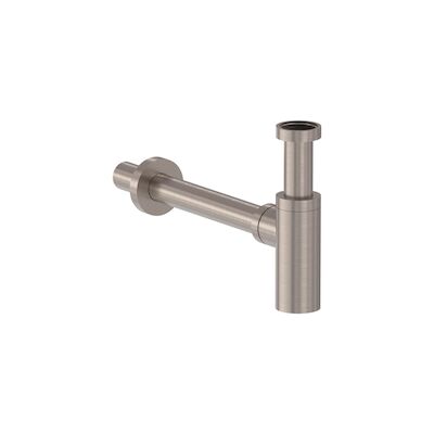 Designsifon MAY Geborsteld Nickel PVD