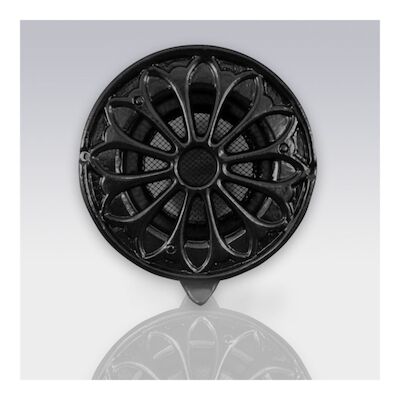 Deurrooster Weckx Retro Rond 18.5 cm Zwart