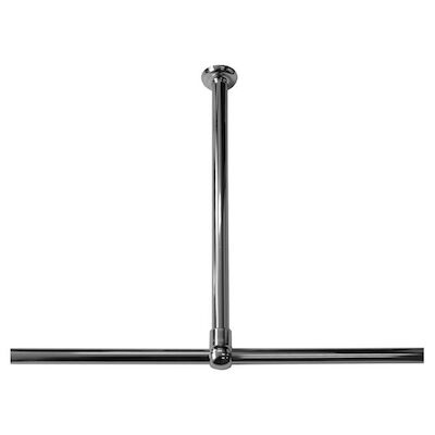 Douche combi stang Seallux diameter 28 mm 90×90, 90x90x90, 80×170 cm chroom