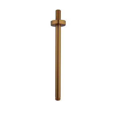 Douchearm Wiesbaden Caral Met Plafondbevestiging 30 cm Geborsteld Brons Koper