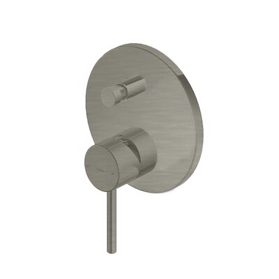 Douche/Badmengkraan Hotbath Buddy Inbouw Omstelrichting Geborsteld Nikkel (incl. inbouwdeel)