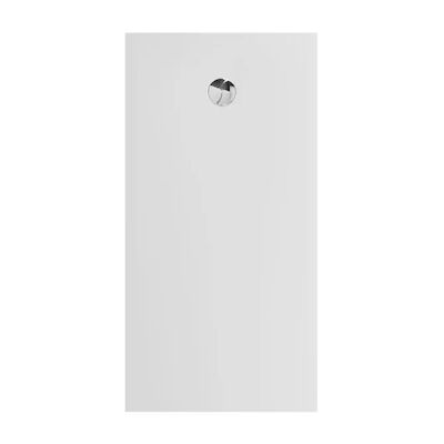 Douchebak Allibert Karbon 160 x 80 cm Mat Wit Rechthoek
