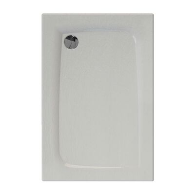 Douchebak Allibert Mooneo Rechthoek Inbouw Bioplax 120×90 cm Wit