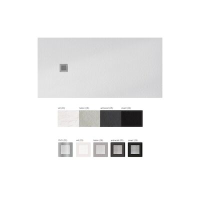 Douchebak Beterbad Xenz Soft Lineair Drain Incl. Sealing Tape (ALLE MATEN EN KLEUREN)