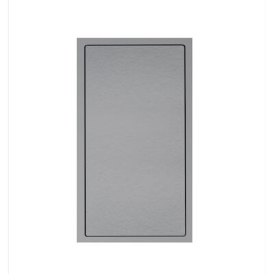 Douchebak BWS Infinity 140×90 cm Composietsteen Grijs