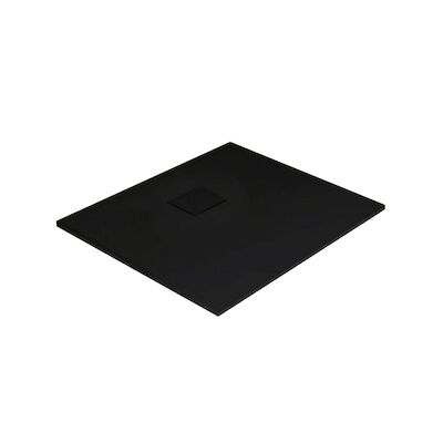 Douchebak BWS Naxos SMC 90×90 cm Stone-look Mat Zwart