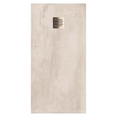 Douchebak Concrete Taupe 80×120 cm