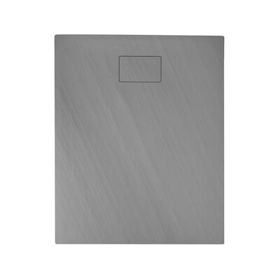 Douchebak Gegoten Marmer Sapho Acora 120x90x3.5 cm Rechthoek Steen Grijs