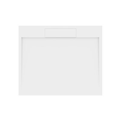 Douchebak Gegoten Marmer Sapho Irena 120x100x3.5 cm Rechthoek Wit