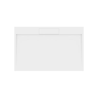 Douchebak Gegoten Marmer Sapho Irena 140x90x3.5 cm Rechthoek Wit