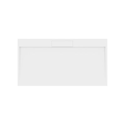 Douchebak Gegoten Marmer Sapho Irena 150x80x3.5 cm Rechthoek Wit