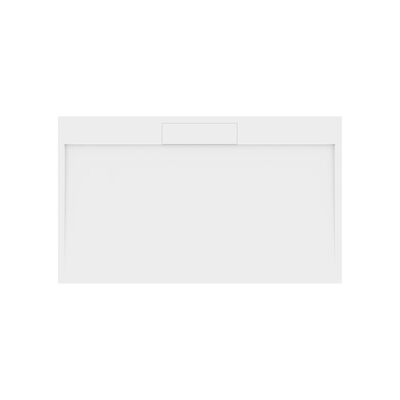Douchebak Gegoten Marmer Sapho Irena 150x90x3.5 cm Rechthoek Wit